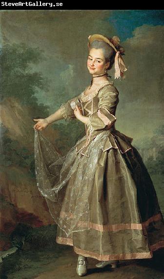 Dmitry Levitzky Portrait of a student of the Empress School for Noble Maidens Ekaterina Ivanovna Nelidova